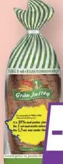 Vel Pitar Pâine Grâu Întreg feliată 500g