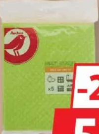 AUCHAN LAVETĂ ABSORBANTĂ 5 BUC