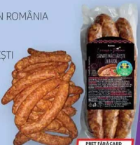 Auchan La Masă în România La Bardă Cârnați Măcelărești kg