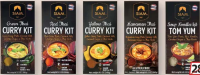 Desiam Kit Curry Verde/Galben/Roșu, Supă Tom Yum/Thai Curry Massaman 240-260g