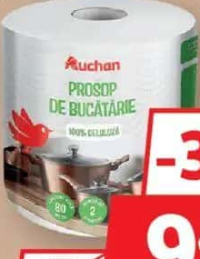 AUCHAN Monorolă bucătărie 80 m 2 straturi