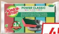 SCOTCH-BRITE BUREȚI CLASICI MULTICOLOR 5 BUCĂȚI / PACHET