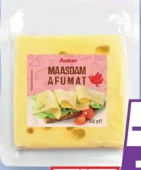Auchan Brânză Maasdam Afumată 250g