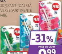 PEAK Odorizant toaletă diverse sortimente 2 x 48 g
