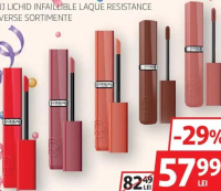 L'Oreal Paris Ruj Lichid Infaillible Laque Resistance diverse sortimente