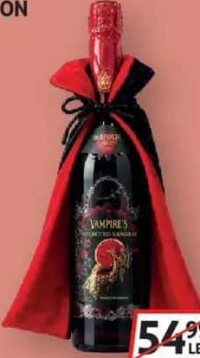 Vampire's Seduction Sangria 0.75L + Pelerină Cadou