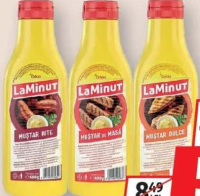La Minut Muștar de masă / iute / dulce 490g