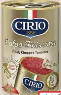 Cirio Pulpă de roșii fină 400g