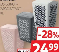 Sterk Evo Coș gunoi + capac batant 10L