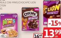 Nestle Cereale Cini-Minis / Chocapic / Lion Protein 340G