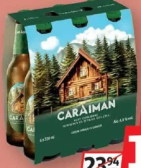 Caraiman Bere Blondă Sticlă 6x0.33L