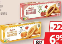 Auchan Biscuiți cu jeleu diverse sortimente 120g