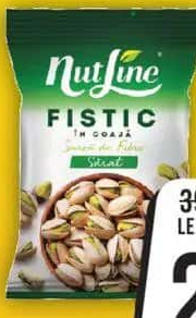 Nutline Fistic copt și sărat, 200g