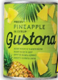 Gustona Ananas bucăți în sirop 565g