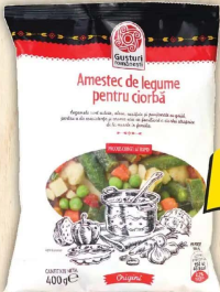 Gusturi românești Amestec de legume pentru ciorbă 400g