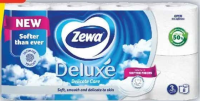 Zewa Deluxe Hârtie igienică, Delicat, 8 role, 3 str.