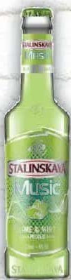 STALINSKAYA BĂUTURĂ SLAB ALCOOLIZATĂ, MUSIC LIME & MINT, 275ML