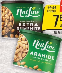 Nutline Arahide coapte și sărate extra rumenite/sărate/prăjite cu miere 135g