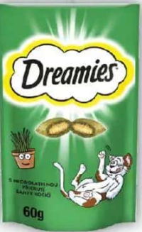 Dreamies Hrană complementară pentru pisici, cu pui, diverse sortimente, 60g