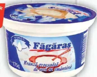 Monor Brânză proaspătă de vaci cu smântână Făgăraș, 175g