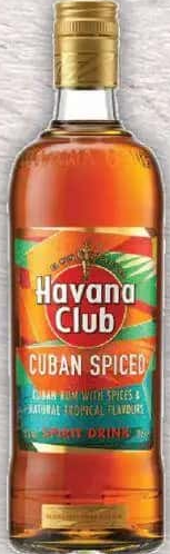 Havana Club Cuban Spiced Băutură spirtoasă pe bază de rom, 0.7L