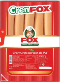 FOX CRENVURȘTI CU PIEPT DE PUI, 470G