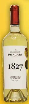 Purcari Vin alb, sec, Chardonnay 0.75L