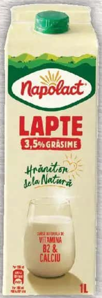 Napolact Lapte 3.5% grăsime 1L