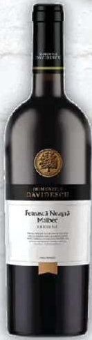 DOMENIILE DAVIDESCU VIN ROȘU, FETEASCĂ NEAGRĂ & MALBEC, 0.75L