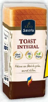 Savoria Pâine Toast Integral, 500g