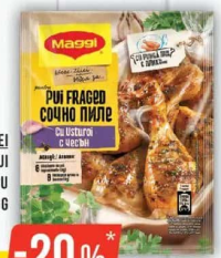 Maggi Ideea Zilei Bază pentru pui fraged la pungă, cu usturoi, 30g
