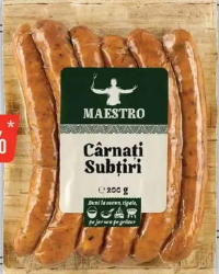 MAESTRO CÂRNAȚI SUBȚIRI, 200G