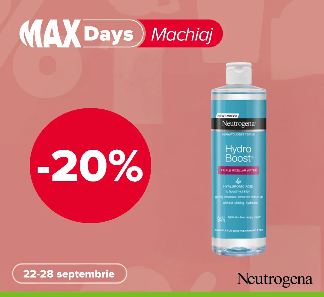 Dr. Max: Neutrogena Hydro Boost Triple Micellar Water -20%