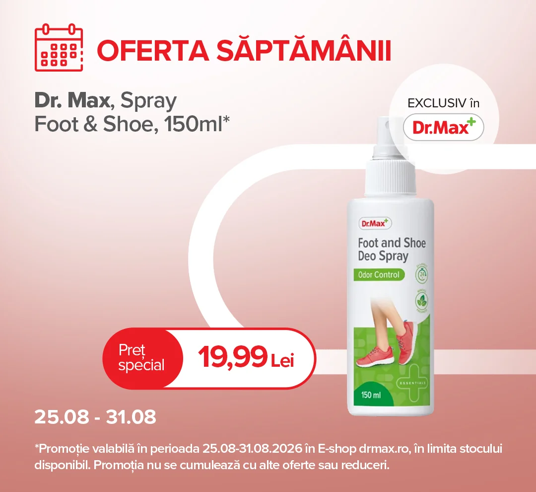 Dr. Max: Spray Foot & Shoe 150 ml – preț special