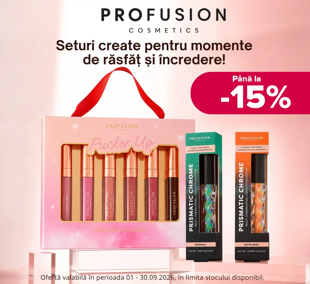 Dr. Max: Seturi de machiaj Profusion Cosmetics cu până la -15%