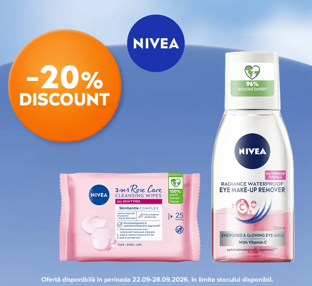 Dr. Max: -20% la produsele NIVEA
