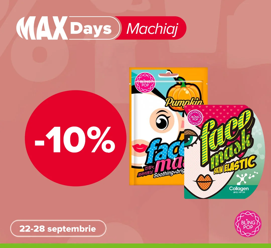 Dr. Max: -10% la produsele Bling Pop