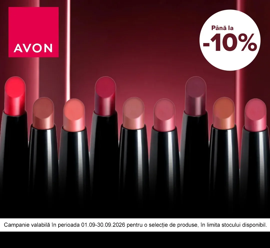 Dr. Max: Reducere de până la 10% la produsele Avon