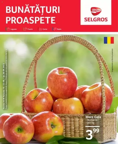 Catalog Selgros: Ofertă actuală din 22.09.2023