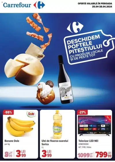 Carrefour: Ofertă actuală din 25.04.2024