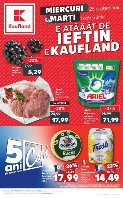 Catalog Kaufland: Ofertă actuală din 25.09.2024 - Revista "Ploieşti"