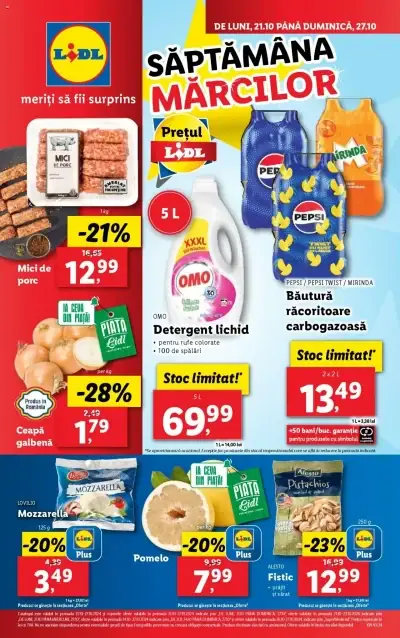 Lidl: Ofertă actuală din 21.10.2024 - Oferta produse