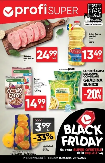 Profi: Ofertă actuală din 16.10.2024 - Oferte "Black Friday "