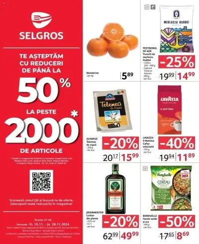 Selgros: Ofertă actuală din 15.11.2024 - Food