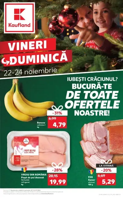 Kaufland: Ofertă actuală din 22.11.2024 - Revista "Odorheiu Secuiesc"