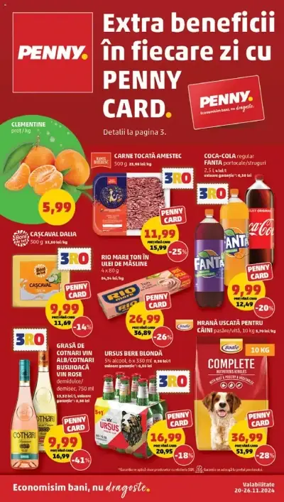 Catalog PENNY: Ofertă actuală din 20.11.2024 - 20.11. 26.11. oferte