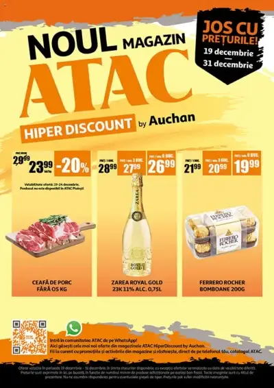 Catalog Auchan: Ofertă actuală din 19.12.2024 - Oferte și revista