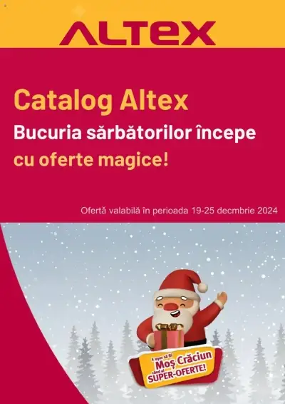 Catalog Altex: Ofertă actuală din 19.12.2024 - 19.12. 25.12. oferte