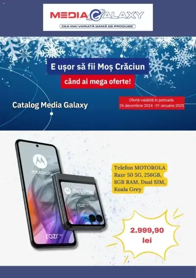 Catalog Media Galaxy: Ofertă actuală din 26.12.2024 - 26.12.2024 01.01.2025 oferte