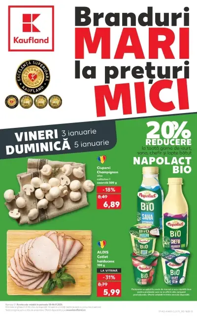 Catalog Kaufland: Ofertă actuală din 03.01.2025 - Revista "Călărași"